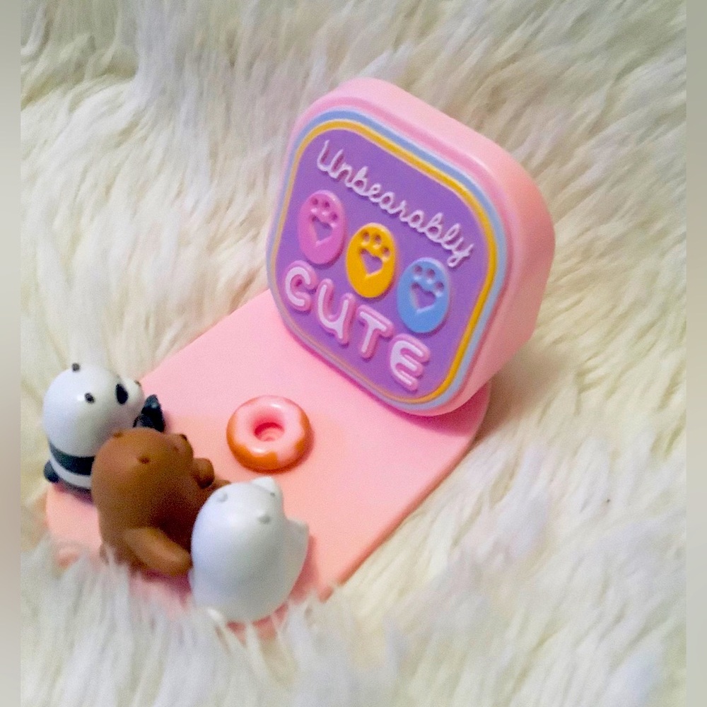 We bare bears Watch the Rainbow desk phone holder